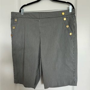 XXL Liz Claiborne Striped Shorts